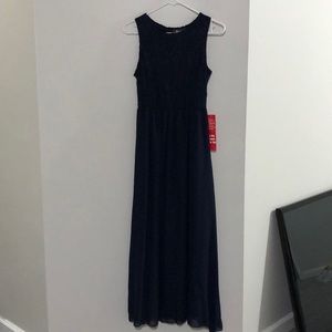 Navy Blue Maxi Dress